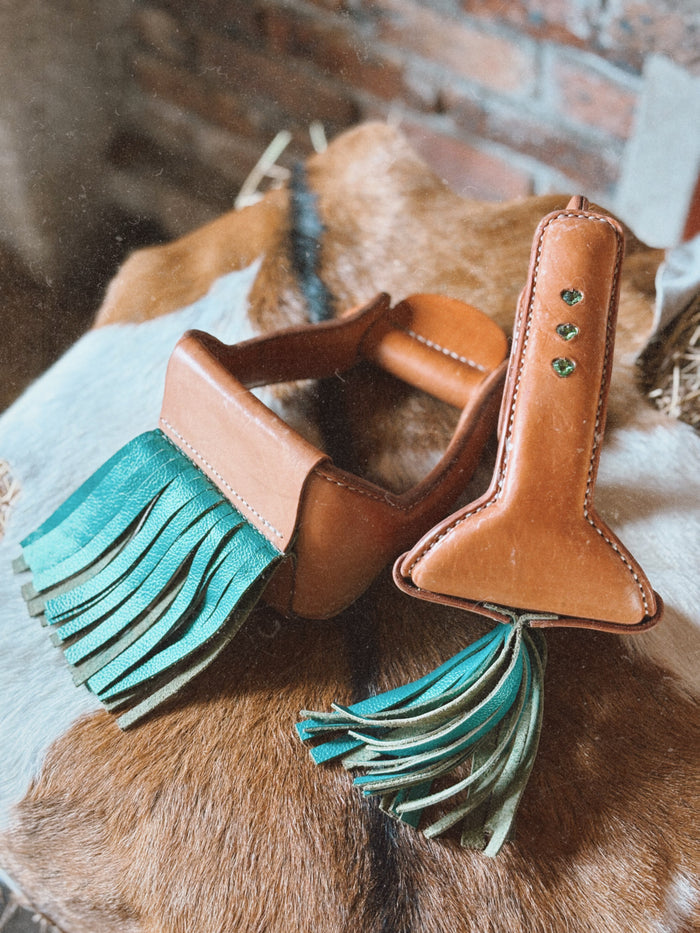 Wild West Turquoise / Estribos de Flecos