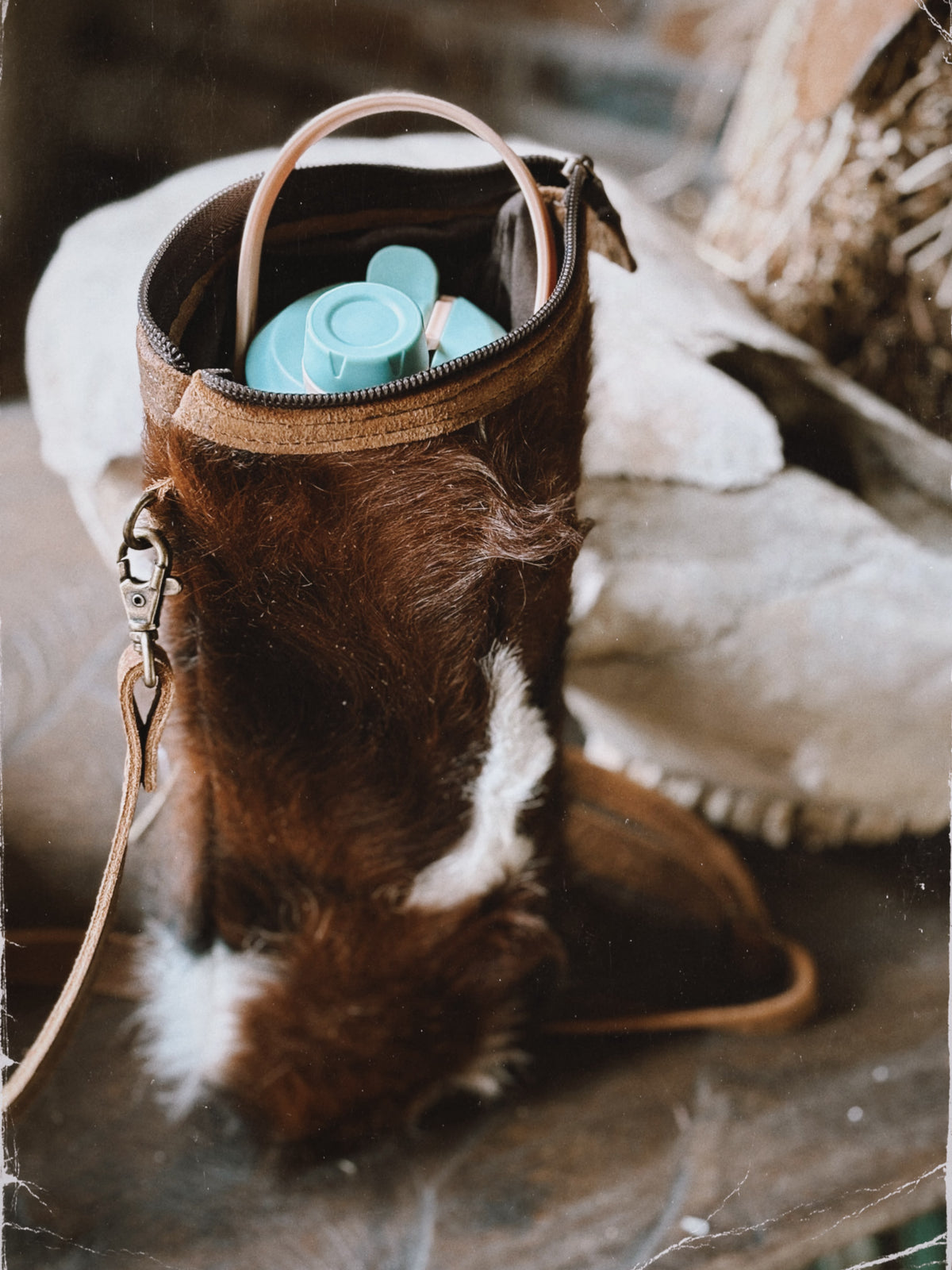 Cowhide Bottle Bags