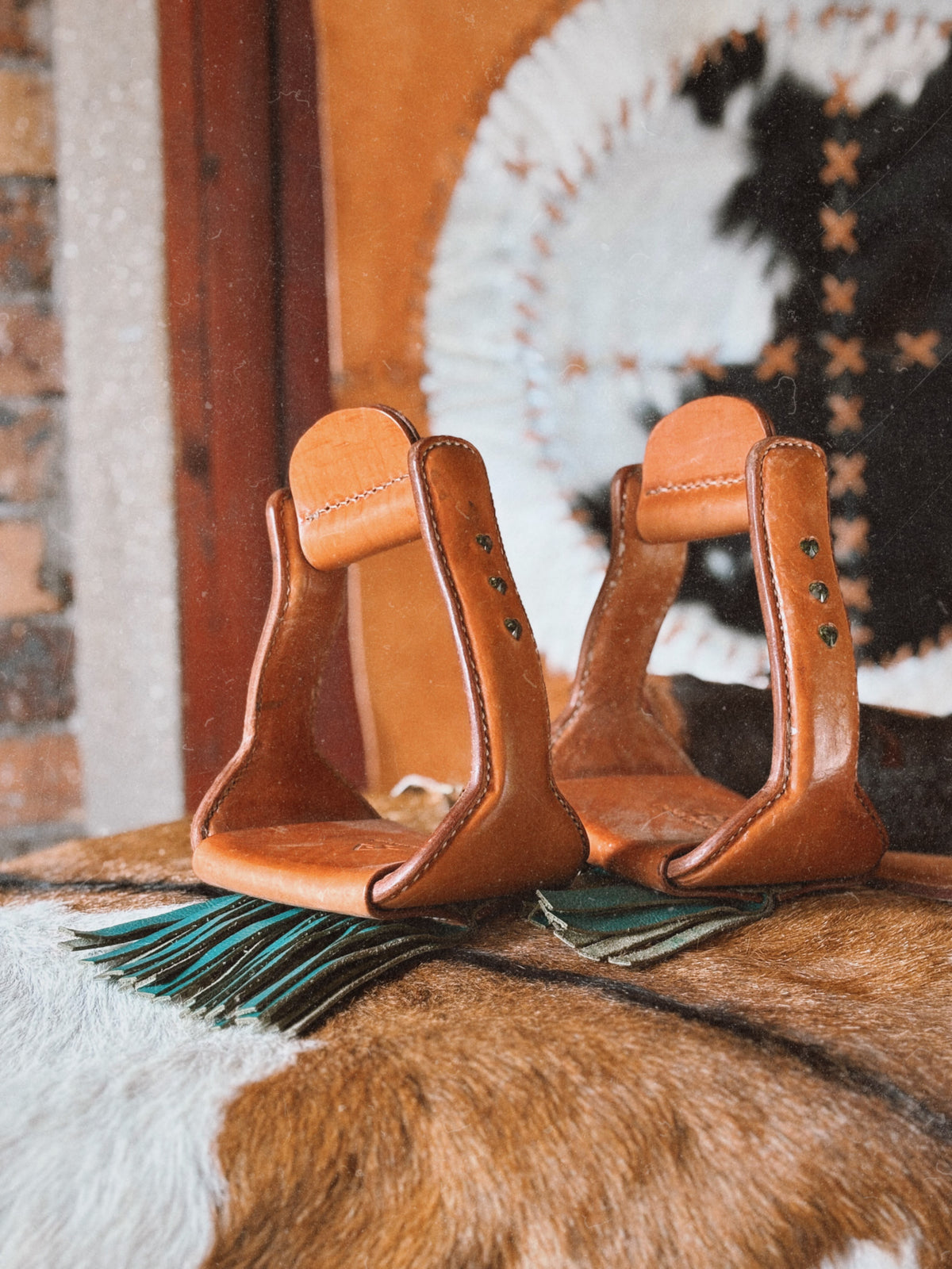 Wild West Turquoise / Estribos de Flecos