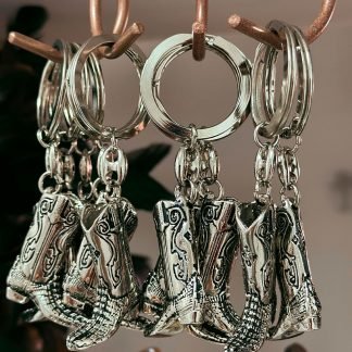 Llavero Bota Plateada