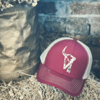 Burgundy Wild Cap